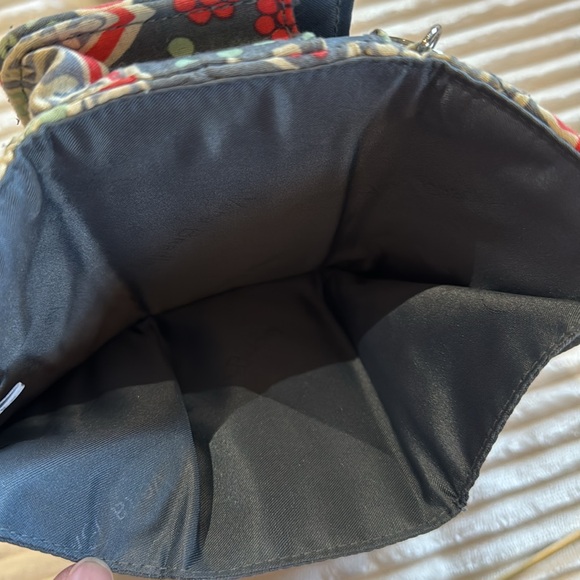 Vera Bradley Nomadic Floral Gray Snap Wallet Card Holder Wristlet and Lanyard - Picture 11 of 16